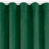  Curtain VILA color bottle green style classic transparent wave tape 7 cm velvet 135x225 HOMEDE | shoptok.hr