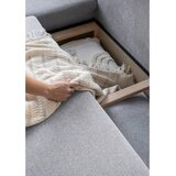 Miuform svetlo siva raztegljiva sedežna garnitura Scandic Lagom L, levi kot | Shoptok.si