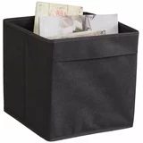 Mioli Decor Črna tekstilna škatla za shranjevanje 30x30x30 cm –