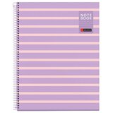  Kolegij blok Miquelrius A4 90g 80L spiralni crte Between the lines Mauve MR4522 | shoptok.hr