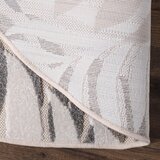 Lesnina XXXL PREPROGA ZA ZUNANJO UPORABO Floral 120 cm tkano bež | Shoptok.si