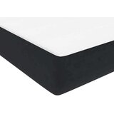 Box spring postelja z vzmetnico črna 160x210 cm žamet | Shoptok.si