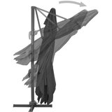 vidaXL konzolni suncobran s aluminijskom šipkom 400 x 300 cm antracit | shoptok.hr