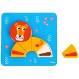 Woopie drvena slagalica: Montessori kocke životinja | shoptok.hr