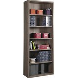 CARRYHOME PISARNIŠKI REGAL 82/217/36 cm hrast sonoma | Shoptok.si
