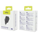 ALLITY zidni polnilec GaN PD QC ATC-01-30WAC 1x USB-C 1x USB-A 30W črn Slike