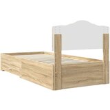  Okvir za krevet s uzglavljem Sonoma hrast 90 x 200 cm | shoptok.hr
