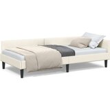  Krevetni okvir sa kutnim dizajnom Krema 100 x 200 cm | shoptok.hr