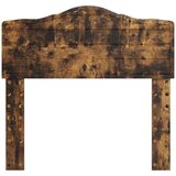  Uzglavlje s uzglavljem Dimljeni hrast 90 cm Konstruirano drvo | shoptok.hr