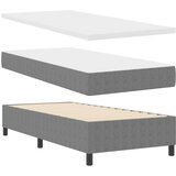  s opruga kutije Svijetlo siva i bijela. 80 x 200 cm | shoptok.hr