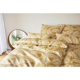 Elegante POSTELJNINA 140/200 cm mako saten zlate barve | Shoptok.si