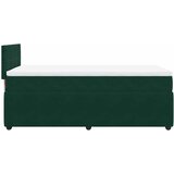  Box spring krevet s madracem tamnozeleni 90x190 cm baršunasti | shoptok.hr