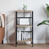 vidaXL Polica Sonoma hrast 40 x 29,5 x 81 cm Konstruirano drvo | shoptok.hr