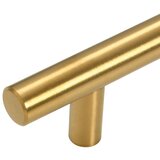  Ručke za ormarić 5 kom zlatne 192 mm od nehrđajućeg čelika | shoptok.hr