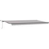  Tkanina za tende s Svijetlo siva 600 × 350 cm Poliester | shoptok.hr