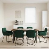  Trpezarijske stolice 6 pcs Baršun Tamnozelena 59 x 56,5 x 86 cm Cijene