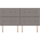  Naslon za glavo S gumbi v taupe barvi 180 cm iz blaga, (22051506) | Shoptok.si