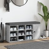  Klupa za cipele siva boja betona 102x32x50 cm konstruirano drvo | shoptok.hr