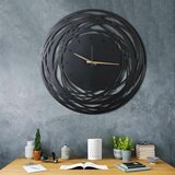  WATCH-043 black decorative metal wall clock Cene