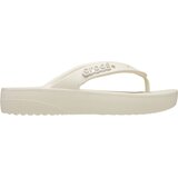 Crocs Ženske japonke Classic Platform Flip Beige Cene