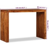 In Konzolna mizica iz masivnega lesa in palisandra 110x40x76 cm | Shoptok.si