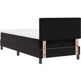 vidaXL Box Spring Krevet s Madracem Crni 90x200 cm Baršun | shoptok.hr