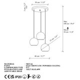 Opviq Višebojeni luster Orbıt 30 15 16300 | Eponuda.com