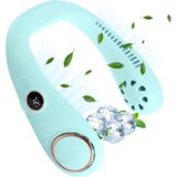Generic Leafless viseči vratni ventilator usb prenosni digitalni zaslon viseči vratni ventilator leni viseči vrat majhen ventilator (svetlo zelen), (21125926) Cene