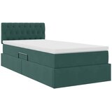  s od storage s uzglavljem Tamnozelena 90 x 200 cm Baršun | shoptok.hr