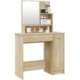  Toaletni stolić s ogledalom boja hrasta sonome 86,5x35x136 cm | shoptok.hr