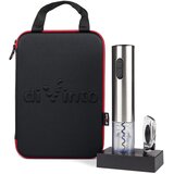  Električni odpirač vina Deluxe – Srebrni set z etuijem - diVinto - Home warming - Božič - Poroka - Za 30 let | Shoptok.si