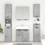  Kupaonski ormar s pohranom Betonski sivi 64,5 x 33,5 x 59 cm | shoptok.hr
