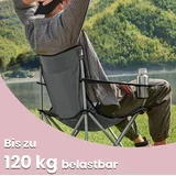 Set kamping stolov 2 kosa 52x84x81 cm siva, (5000248904)