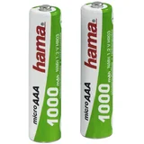 Punjive baterije NiMH Hama 2xAAA 1000 mAh 87055