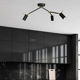  Stropna spot svetiljka IRIS 3xGU10/MR11/40W/230V crna/zlatna | Eponuda.com