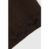 Marisse Brown Cotton Blouse | Shoptok.si