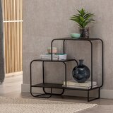 Ixia Črn kovinski regal 72x68 cm Sleco – | Shoptok.si