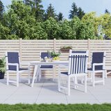  Jastuci za stolice s niskim naslonom 4 kom modri od tkanine | shoptok.hr
