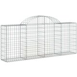  Lučne gabionske košare 15 kom 200x30x80/100cm pocinčano željezo | shoptok.hr
