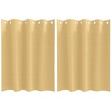  Zavjese za blackout s prstenovima 2 pcs Bež 140 x 140 cm | shoptok.hr