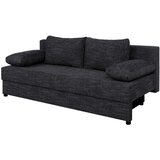 P & B ZOFA S POSTELJNO FUNKCIJO, črna tekstil, leseni material | Shoptok.si
