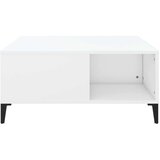  Stolić za kavu bijeli 80 x 80 x 36 5 cm od konstruiranog drva | shoptok.hr