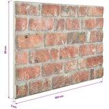  Zidne panele 10 pcs Crvena 100 x 50 cm EPS pjena | shoptok.hr