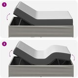  Električni podesivi okvir kreveta Svjetlosiva - Svjetlosiva 100 x 200 cm | shoptok.hr