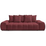 Bobochic Paris Bordo rdeča sedežna garnitura iz šenilje 278 cm Everest – Cene