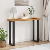  Konzolna stolica Smeđa 100 x 35 x 75 cm Čvrsto teak drvo | shoptok.hr