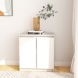vidaXL TV omarica bela 60x36x65 cm trdna borovina Cene