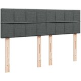 vidaXL Krevet s oprugama i madracem tamnosivi 140x190 cm od tkanine | shoptok.hr