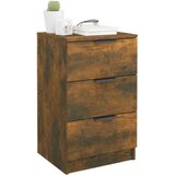  Noćni ormarići 2 kom boja dimljenog hrasta 40x36x65 cm | Eponuda.com