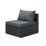 Lounge garnitura Ajstrup centralni modul crna | ePonuda.com